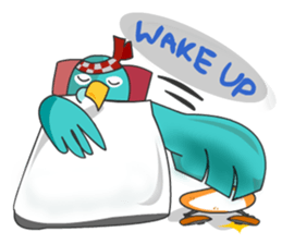 Little Cloud Bird Family sticker #9268549