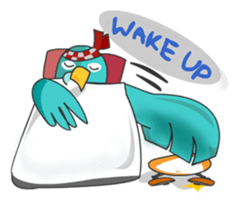 Little Cloud Bird Family sticker #9268549