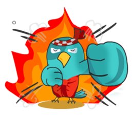 Little Cloud Bird Family sticker #9268550