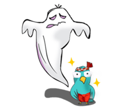 Little Cloud Bird Family sticker #9268554