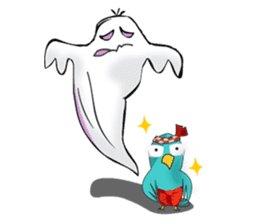 Little Cloud Bird Family sticker #9268554