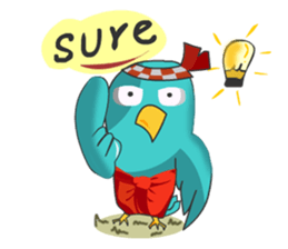 Little Cloud Bird Family sticker #9268555