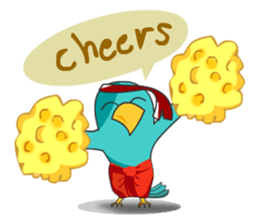 Little Cloud Bird Family sticker #9268556