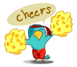 Little Cloud Bird Family sticker #9268556