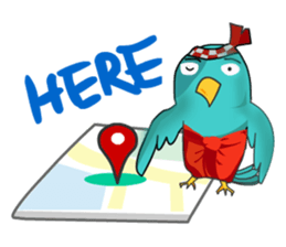 Little Cloud Bird Family sticker #9268557