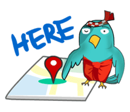 Little Cloud Bird Family sticker #9268557