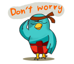 Little Cloud Bird Family sticker #9268558