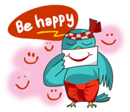 Little Cloud Bird Family sticker #9268559