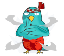 Little Cloud Bird Family sticker #9268561