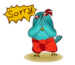 Little Cloud Bird Family sticker #9268563