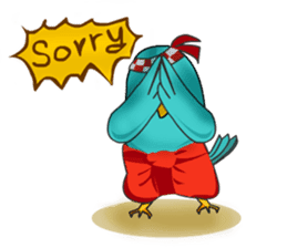 Little Cloud Bird Family sticker #9268563