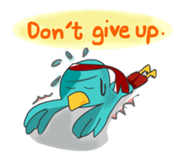 Little Cloud Bird Family sticker #9268567