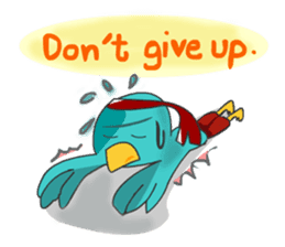 Little Cloud Bird Family sticker #9268567