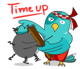 Little Cloud Bird Family sticker #9268568