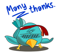 Little Cloud Bird Family sticker #9268577