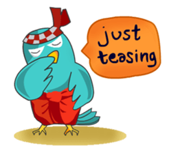 Little Cloud Bird Family sticker #9268579