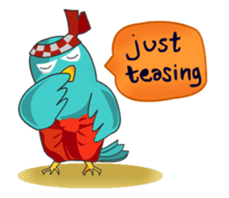 Little Cloud Bird Family sticker #9268579