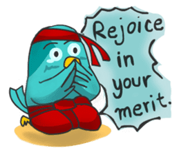 Little Cloud Bird Family sticker #9268581