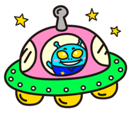 Welcome Alien ! sticker #9268585
