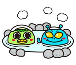 Welcome Alien ! sticker #9268616