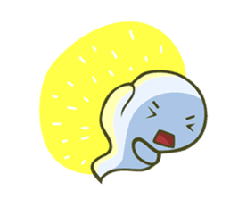 Happy Cute Ghost sticker #9268657