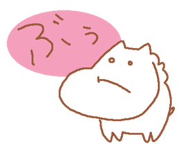 It is a cute horse illustrations5 sticker #9269132