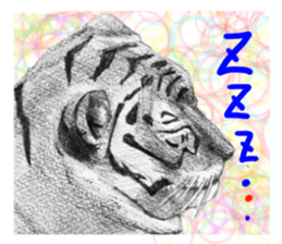 junishi sketch in pencil. sticker #9269466