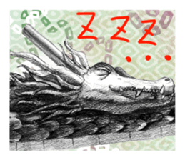 junishi sketch in pencil. sticker #9269468