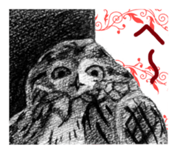 junishi sketch in pencil. sticker #9269473