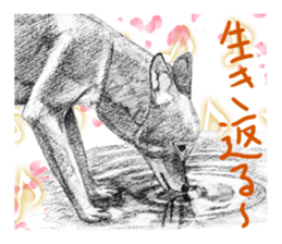 junishi sketch in pencil. sticker #9269474