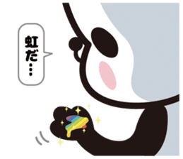 Rainbow Panda sticker #9269793
