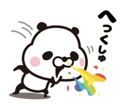 Rainbow Panda sticker #9269800