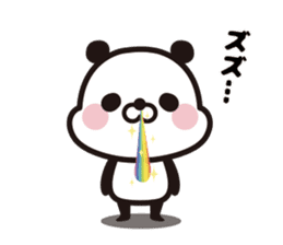 Rainbow Panda sticker #9269801