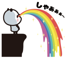 Rainbow Panda sticker #9269803