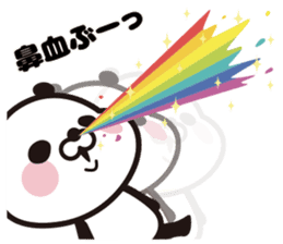 Rainbow Panda sticker #9269805