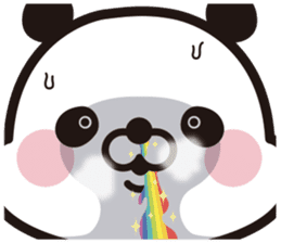 Rainbow Panda sticker #9269806