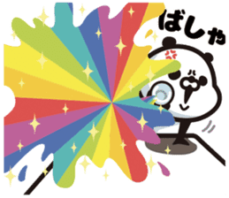 Rainbow Panda sticker #9269811