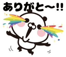 Rainbow Panda sticker #9269816