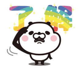 Rainbow Panda sticker #9269818