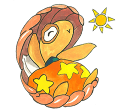 Sea turtle baby sticker #9270695