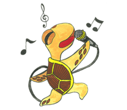 Sea turtle baby sticker #9270696