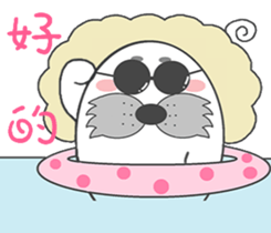 Hair QQ-seals volume 1 sticker #9270784