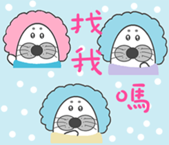 Hair QQ-seals volume 1 sticker #9270807