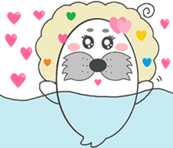 Hair QQ-seals volume 1 sticker #9270814