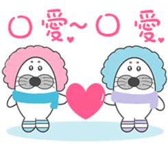 Hair QQ-seals volume 1 sticker #9270819