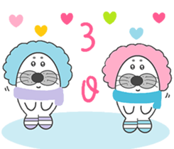 Hair QQ-seals volume 1 sticker #9270820