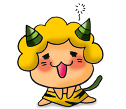 Kami-chan of thunder sticker #9271864