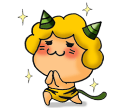 Kami-chan of thunder sticker #9271869