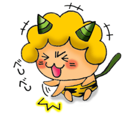 Kami-chan of thunder sticker #9271871