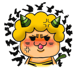 Kami-chan of thunder sticker #9271872